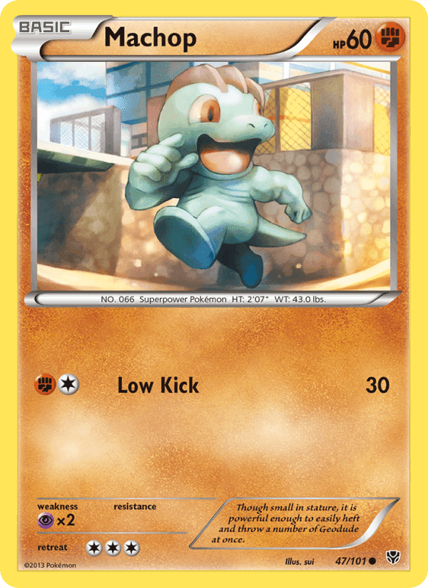 Machop, carte 47 de Plasma Blast
