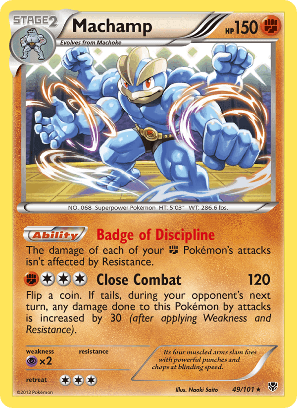Machamp, carte 49 de Plasma Blast