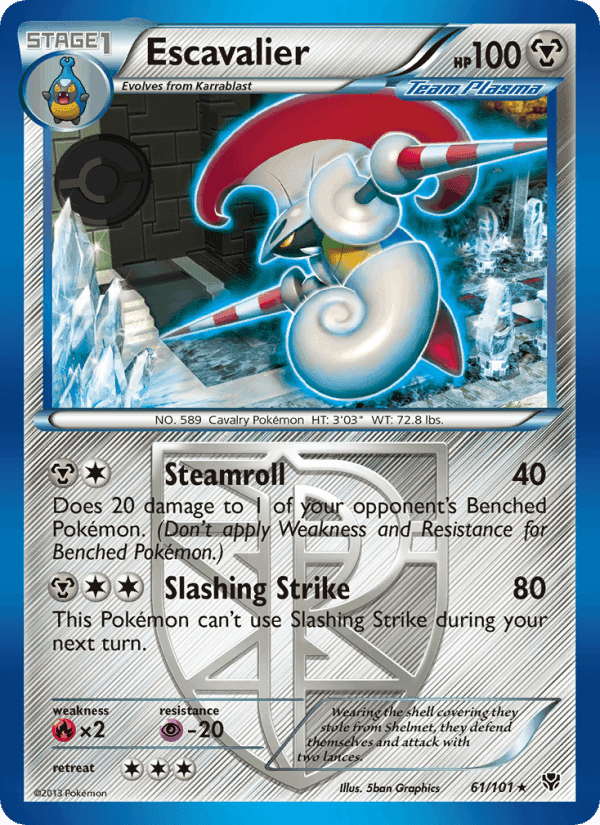 Escavalier, card 61 from Plasma Blast