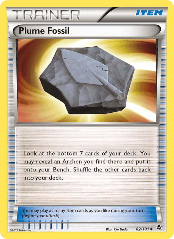 Plume Fossil, card 82 from Plasma Blast
