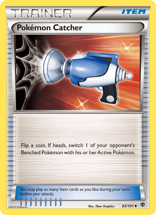 Pokémon Catcher, card 83 from Plasma Blast