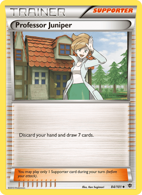 Professor Juniper, card 84 from Plasma Blast