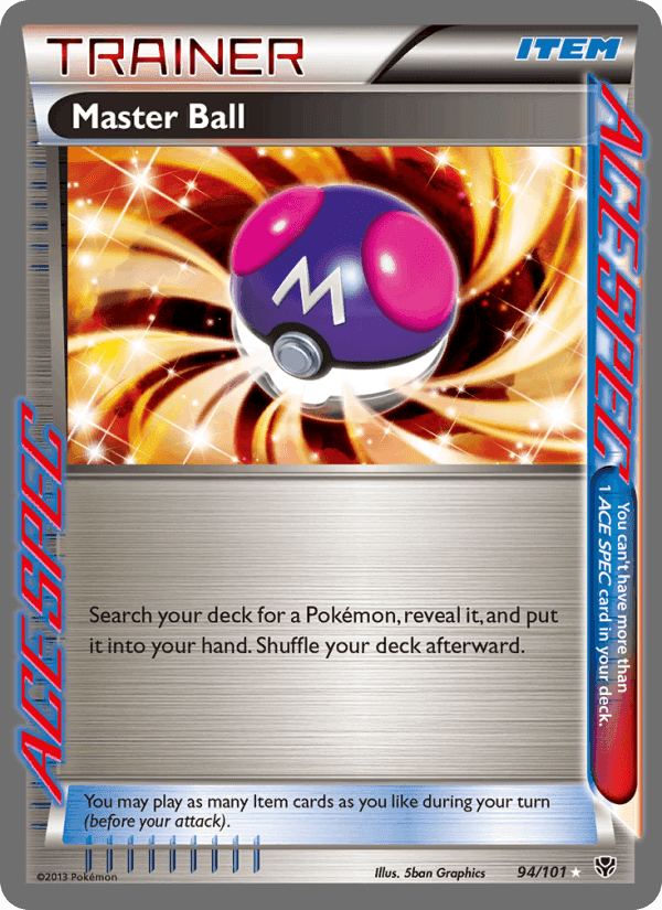 Master Ball, card 94 from Plasma Blast