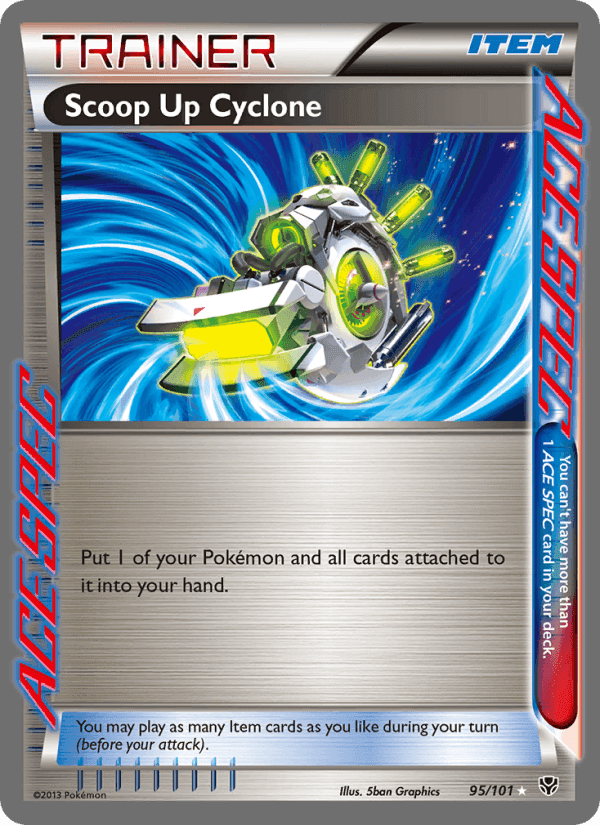 Scoop Up Cyclone, card 95 from Plasma Blast