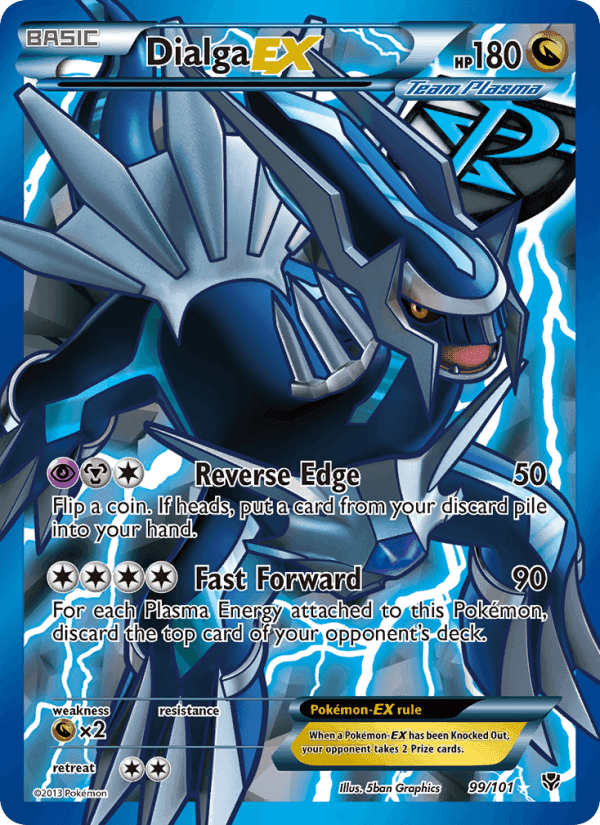 Dialga-EX, card 99 from Plasma Blast
