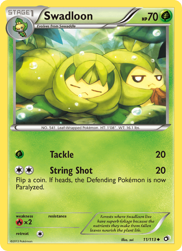 Swadloon, carte 11 de Legendary Treasures
