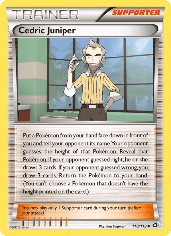 Cedric Juniper, card 110 from Legendary Treasures
