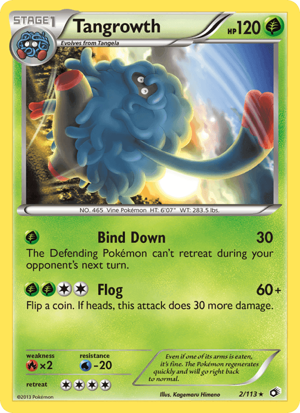 Tangrowth, carta 2 de Tesouros Lendários