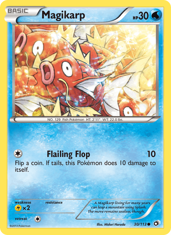 Magikarp, carta 30 di Legendary Treasures