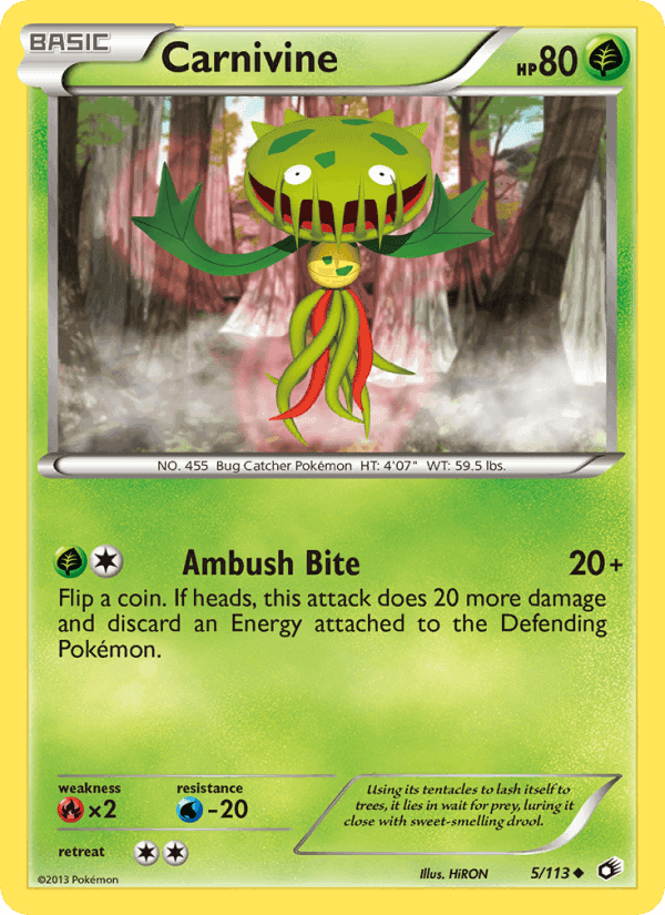 Legendary Treasures の 5 番、Carnivine