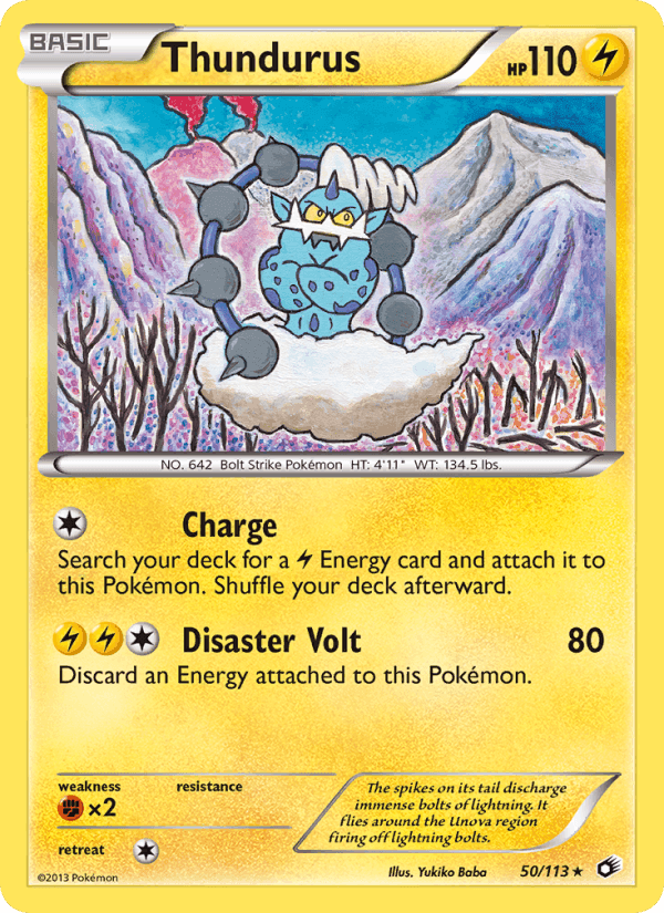 Legendary Treasures の 50 番、Thundurus