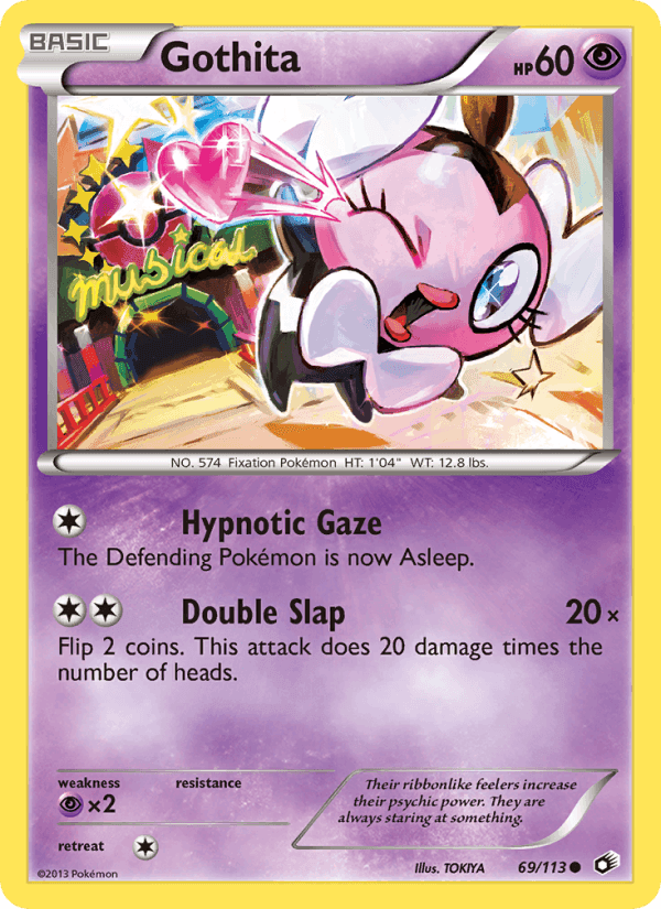 Gothita, carta 69 di Legendary Treasures