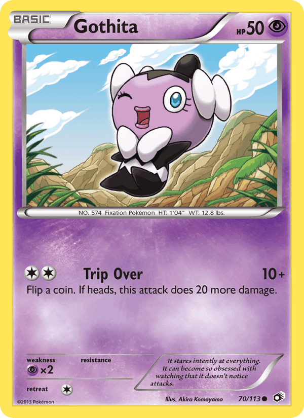 Gothita, card 70 from Legendary Treasures