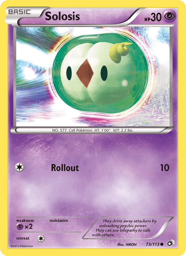Solosis, card 73 from Legendary Treasures
