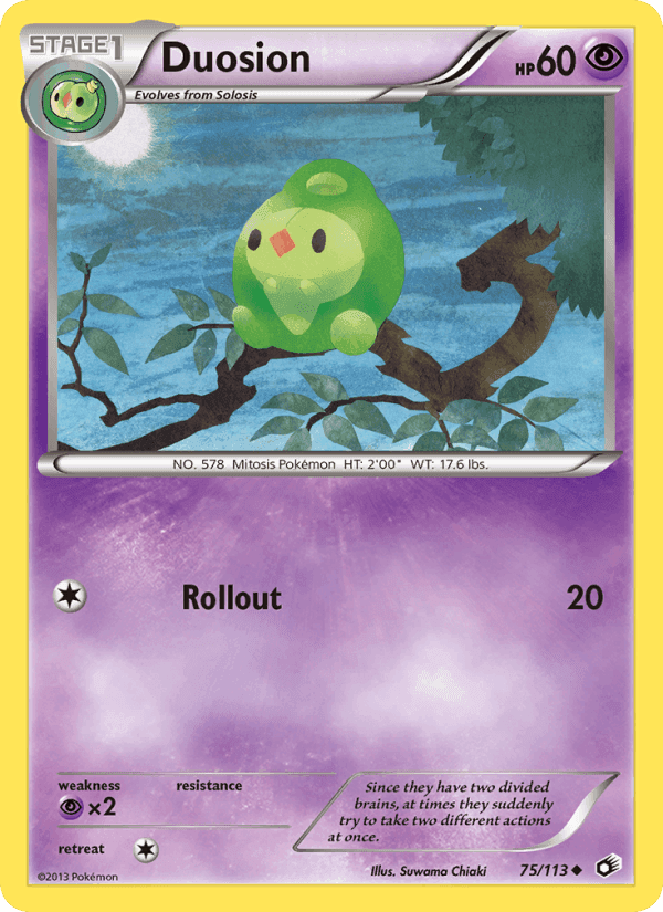 Duosion, carta 75 di Legendary Treasures