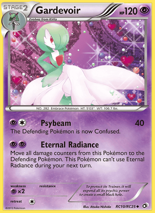 Gardevoir, card RC10 from Legendary Treasures