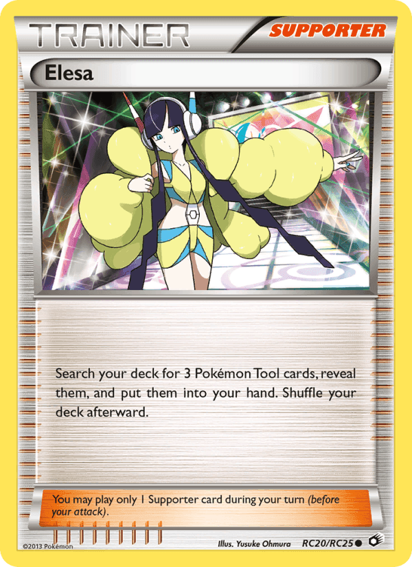 Elesa, carta RC20 di Legendary Treasures