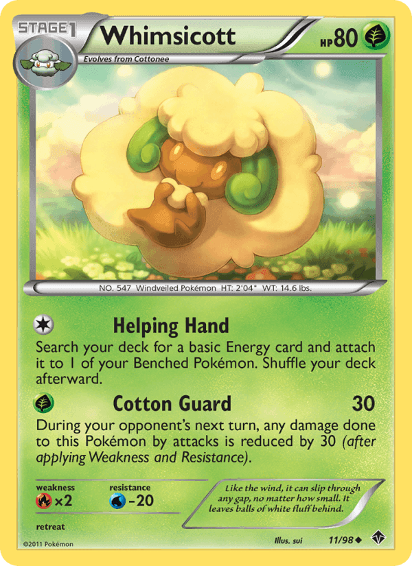 Emerging Powers の 11 番、Whimsicott