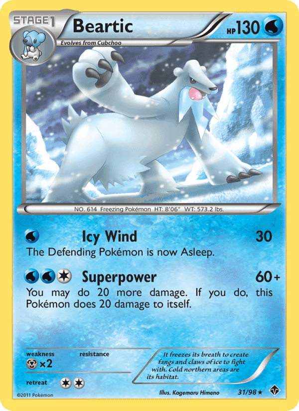 Beartic, card 31 from Emerging Powers