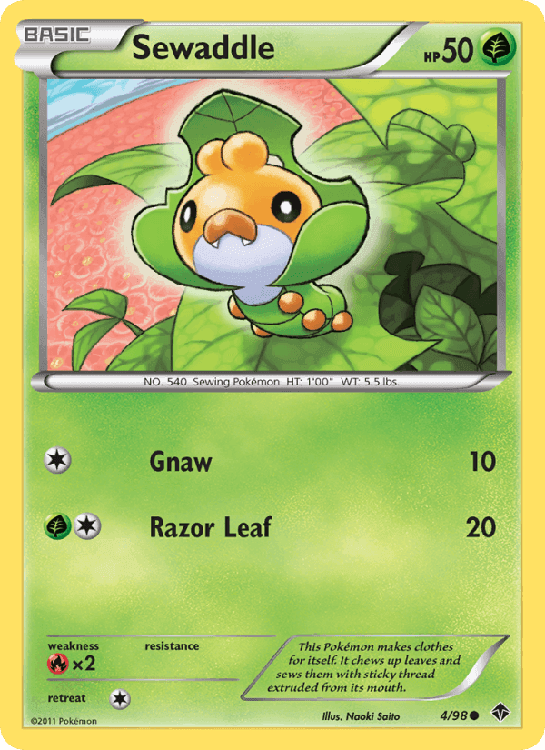 Sewaddle, card 4 from Emerging Powers