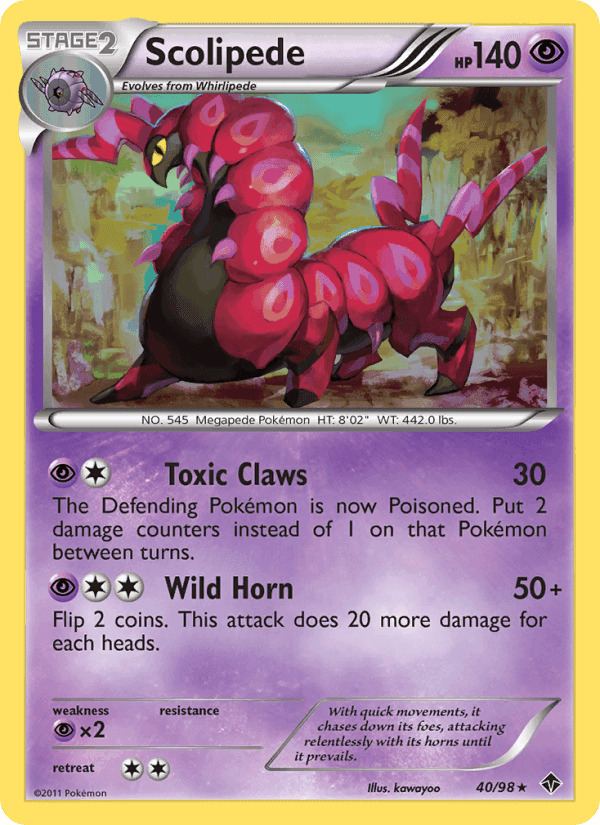 Scolipede, carta 40 di Emerging Powers