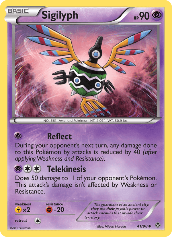 Sigilyph, carta 41 di Emerging Powers