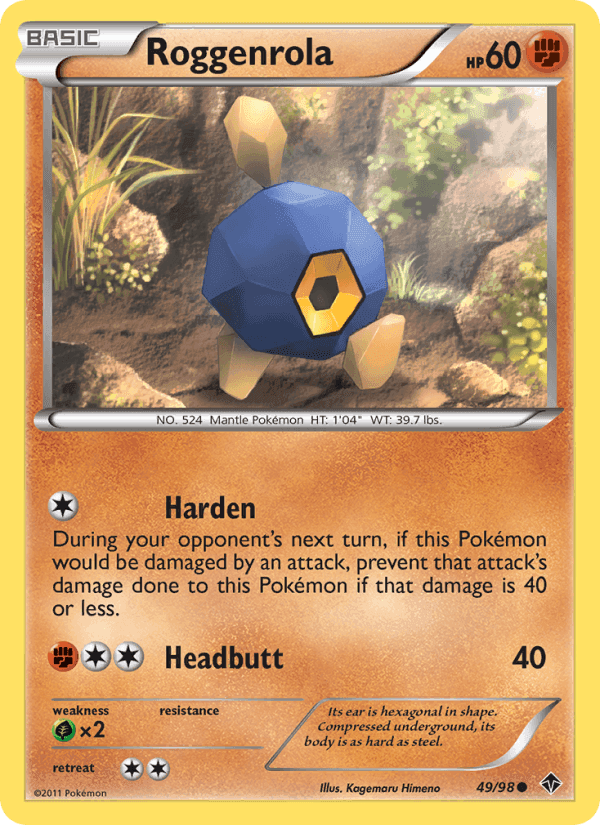 Roggenrola, carta 49 di Emerging Powers