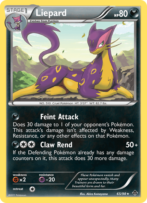 Liepard, card 65 from Emerging Powers