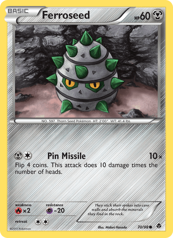 Ferroseed, card 70 from Emerging Powers