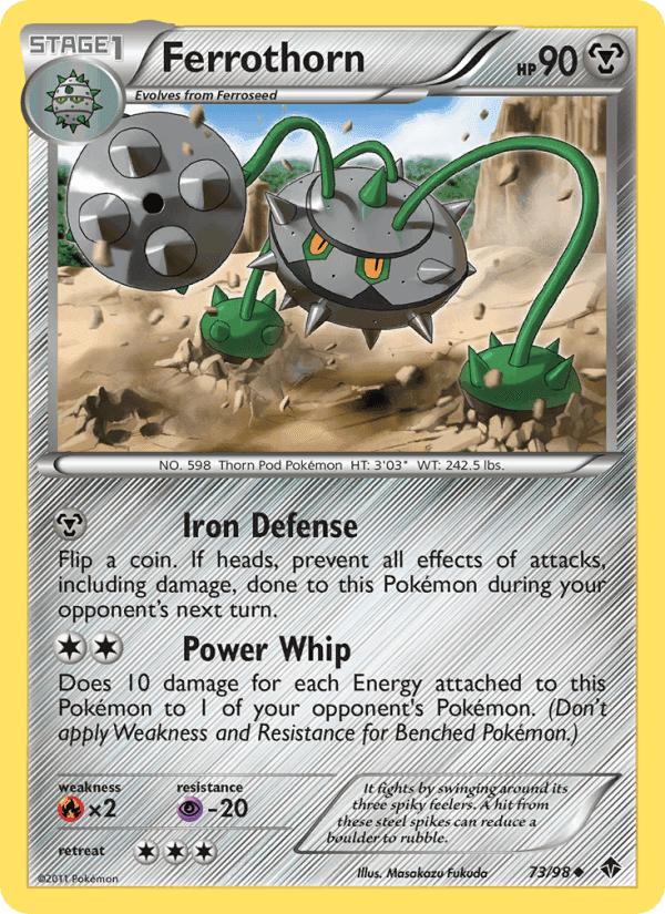 Ferrothorn, card 73 from Emerging Powers