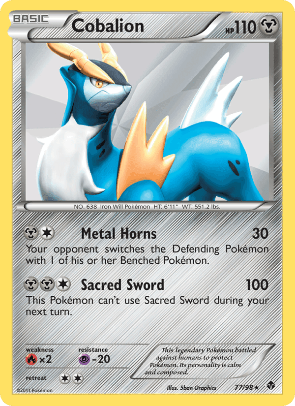 Cobalion, card 77 from Emerging Powers