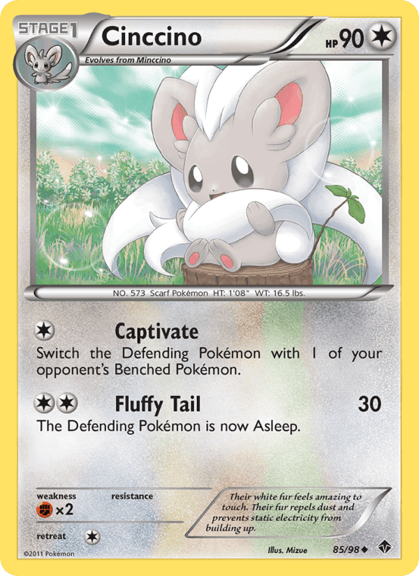 Cinccino, card 85 from Emerging Powers