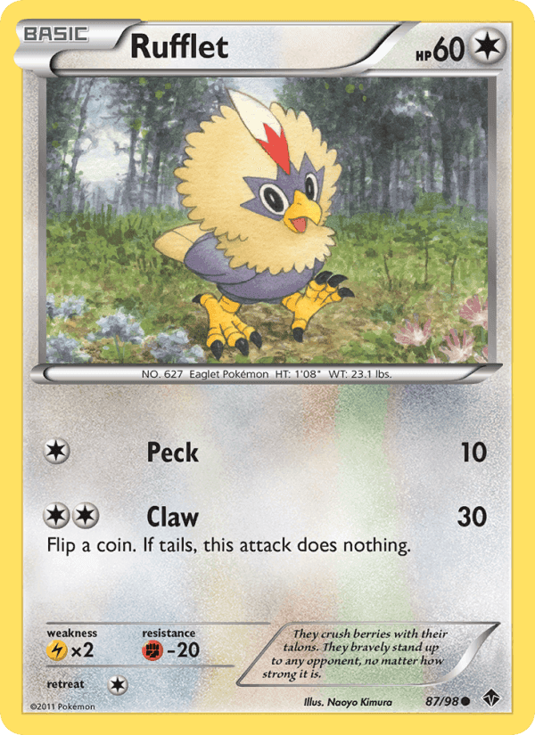 Rufflet, card 87 from Emerging Powers