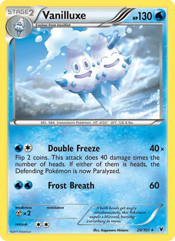 Vanilluxe, carta 29 de Noble Victories