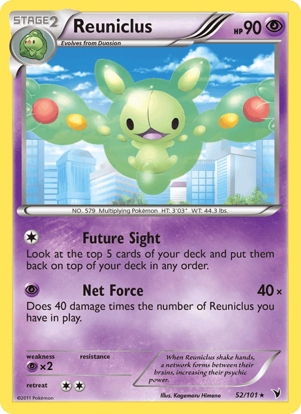 Reuniclus, carta 52 di Noble Victories