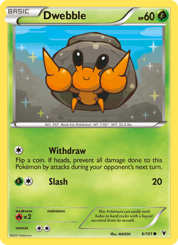 Dwebble, card 6 from Noble Victories