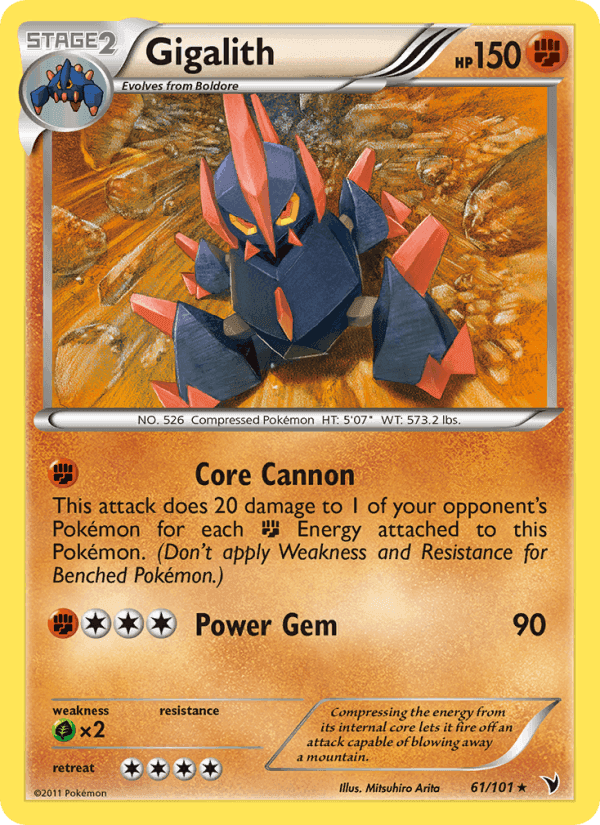 Gigalith, card 61 from Noble Victories