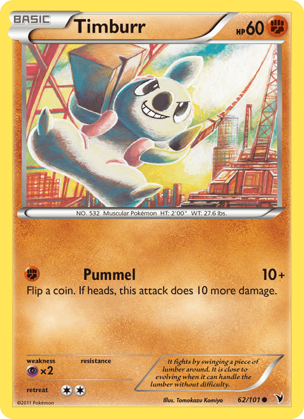 Timburr, card 62 from Noble Victories