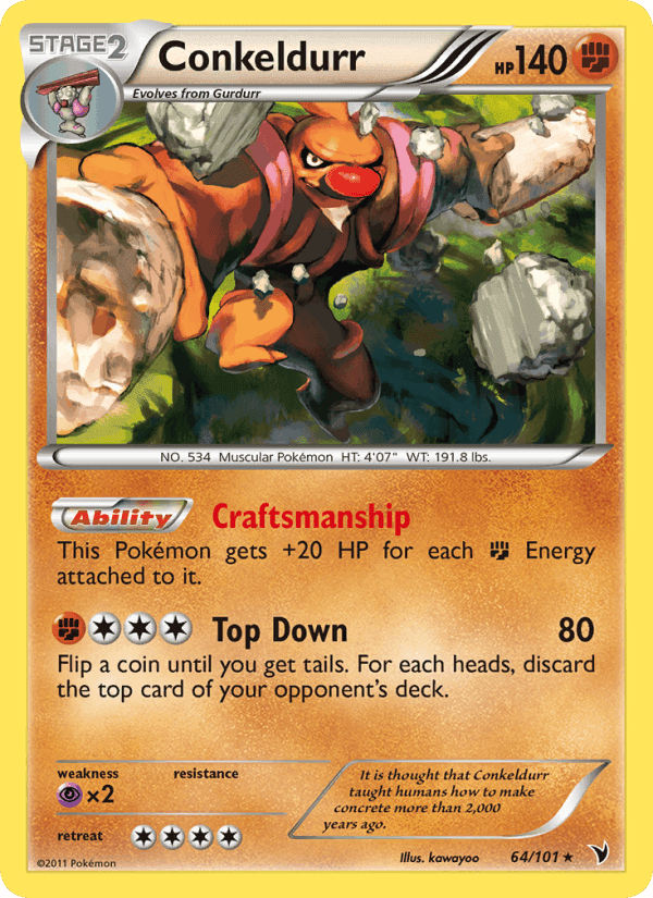 Conkeldurr, card 64 from Noble Victories