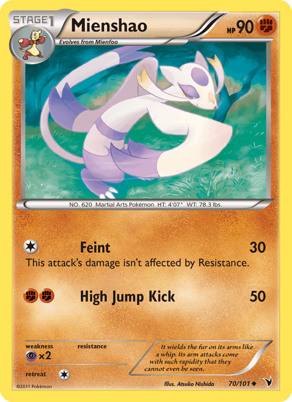 Mienshao, card 70 from Noble Victories