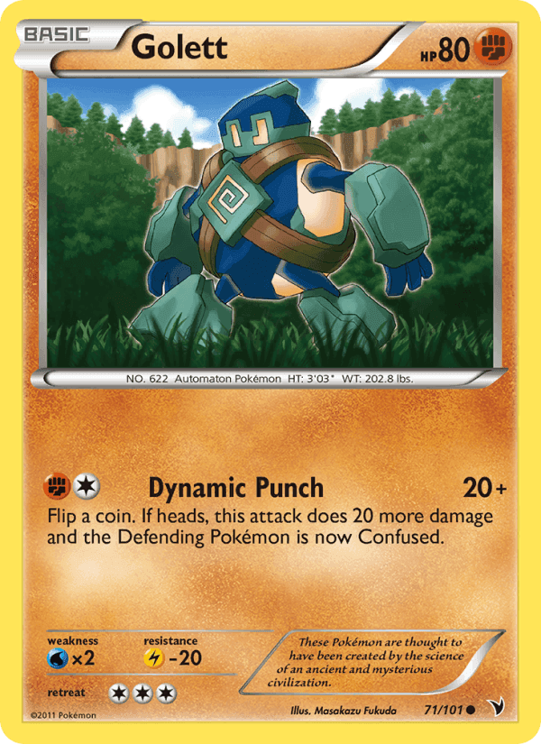 Golett, card 71 from Noble Victories