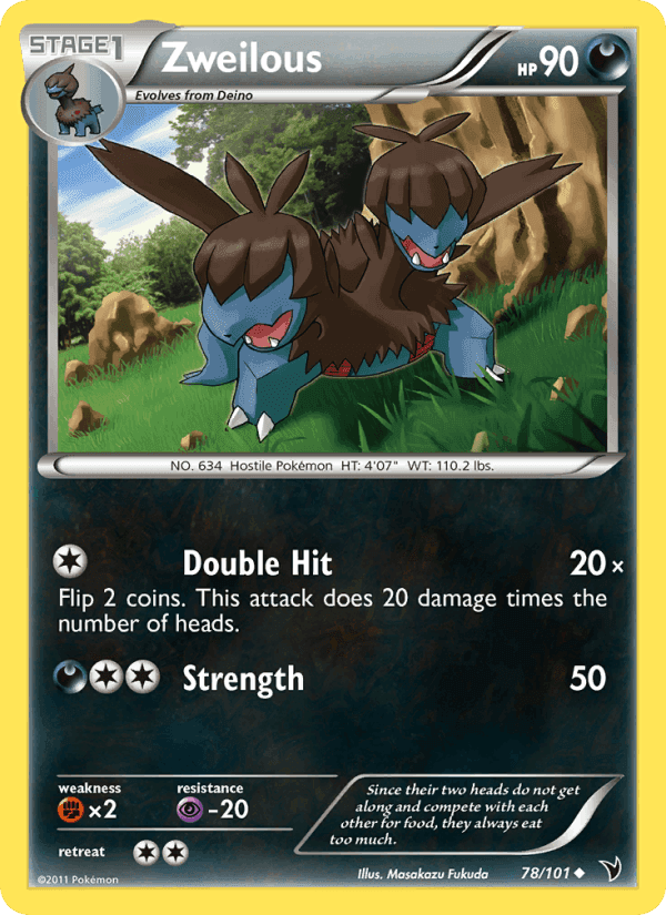 Zweilous, card 78 from Noble Victories