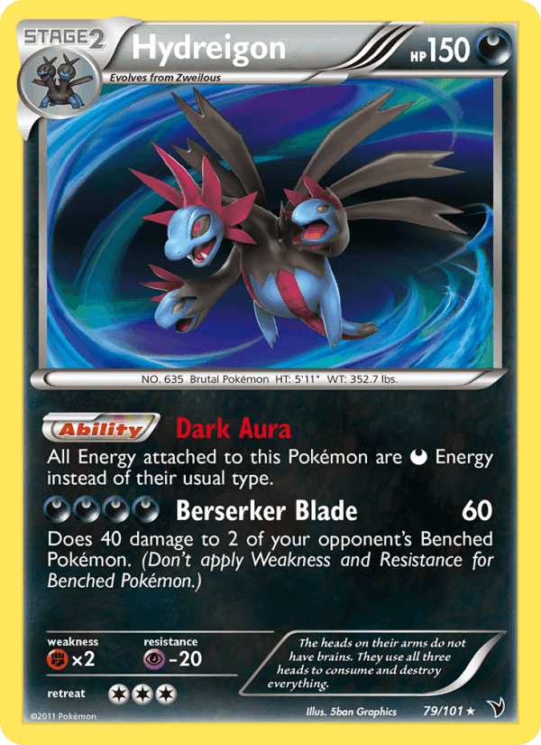 Hydreigon, card 79 from Noble Victories