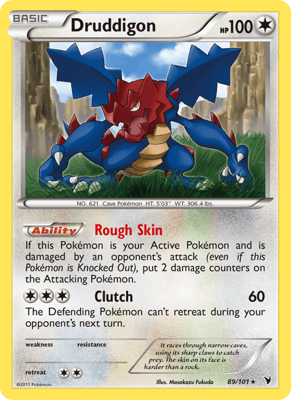 Druddigon, card 89 from Noble Victories
