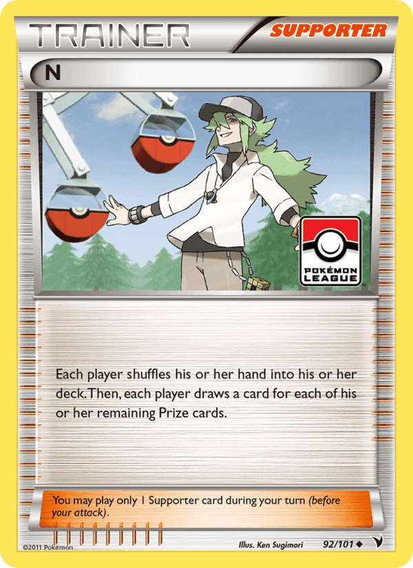 N, card 92 from Noble Victories