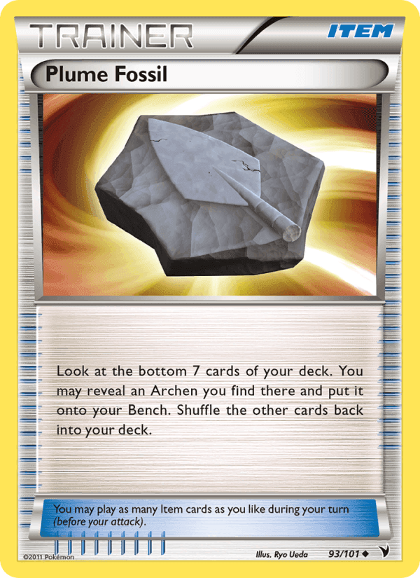 Plume Fossil, card 93 from Noble Victories