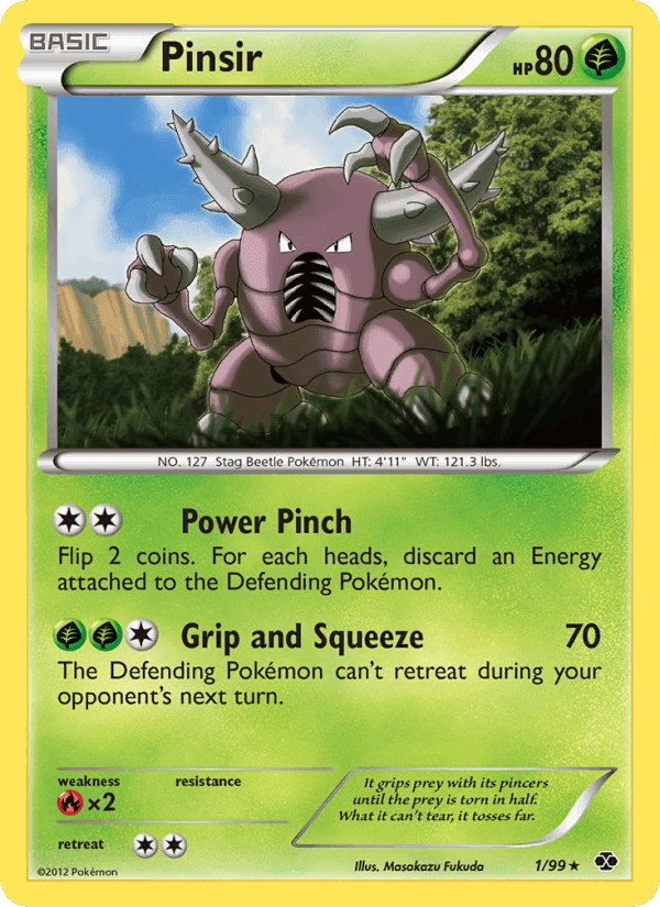 Pinsir, carta 1 de Next Destinies