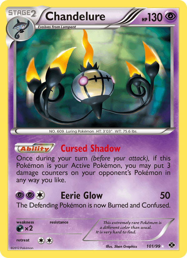Chandelure, card 101 from Next Destinies