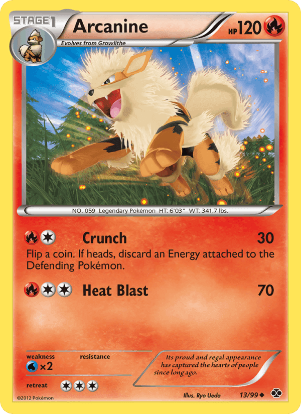 Arcanine, carta 13 di Next Destinies