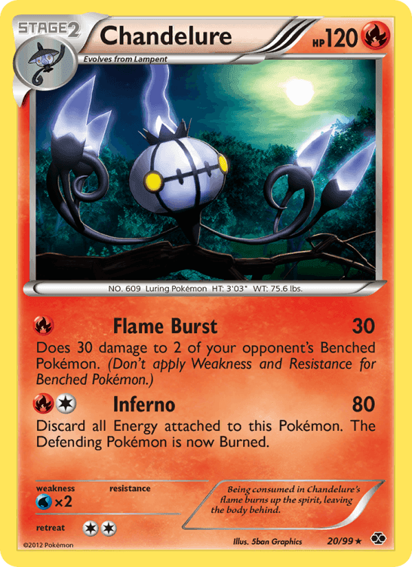 Chandelure, carta 20 di Next Destinies